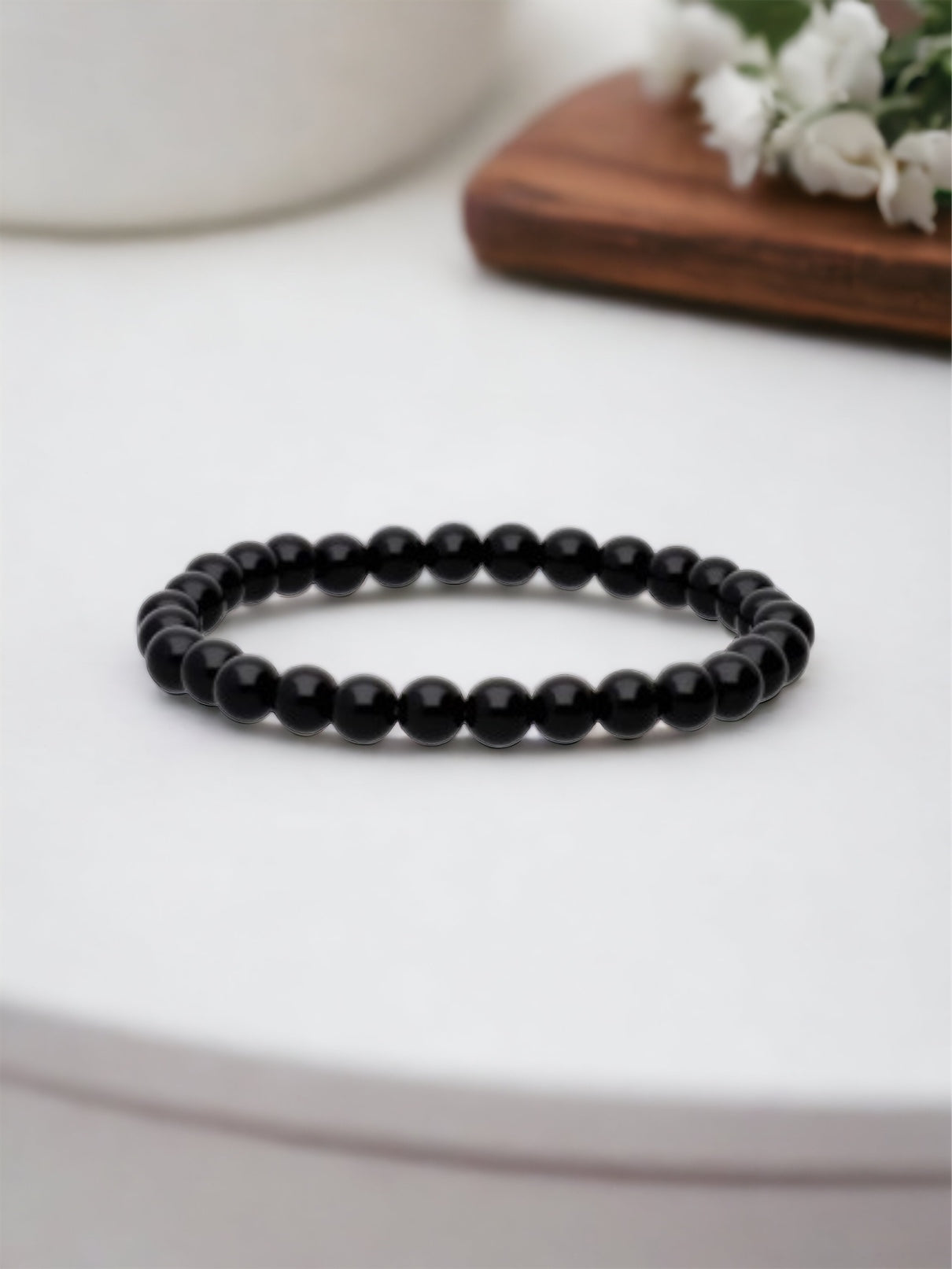 Bracelet « intuition » en Obsidienne AA 6 mm