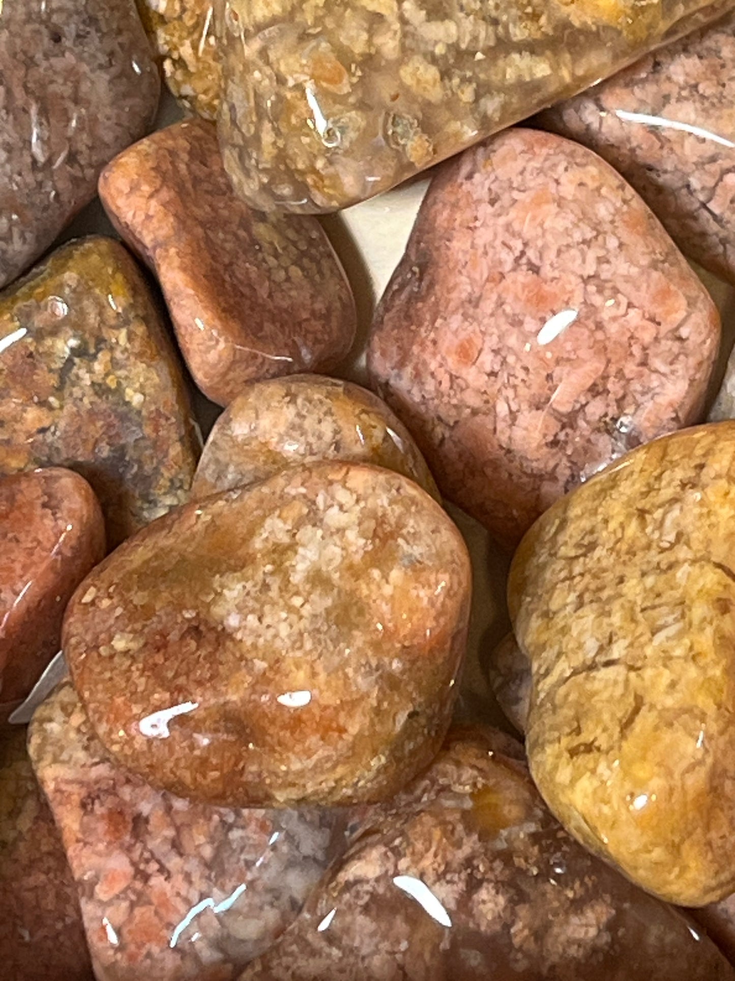 Agate mousse rose AA taille « M » apaisement émotionnel