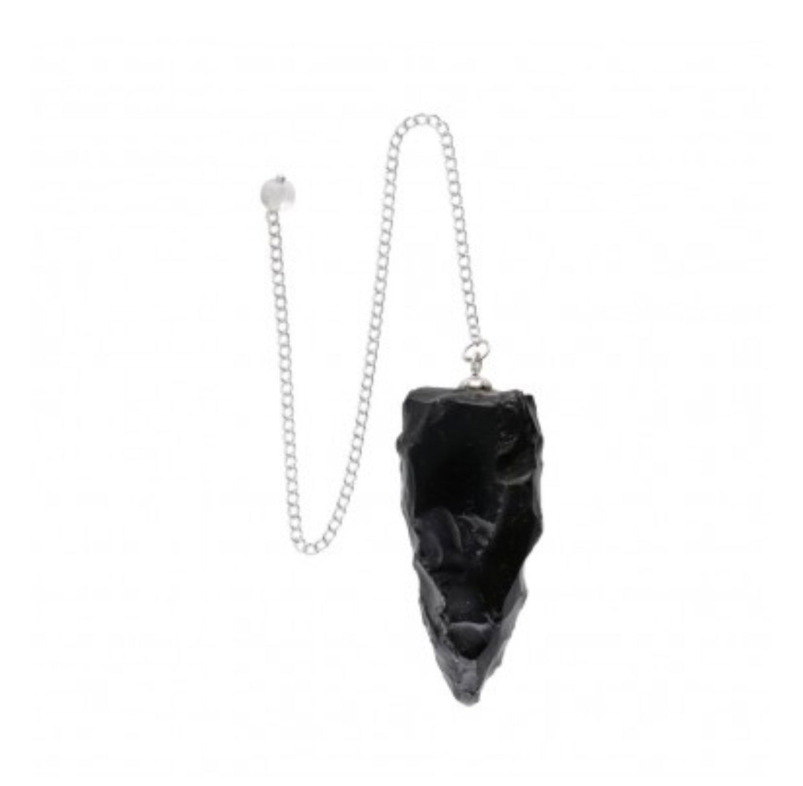 Pendule brute d’obsidienne
