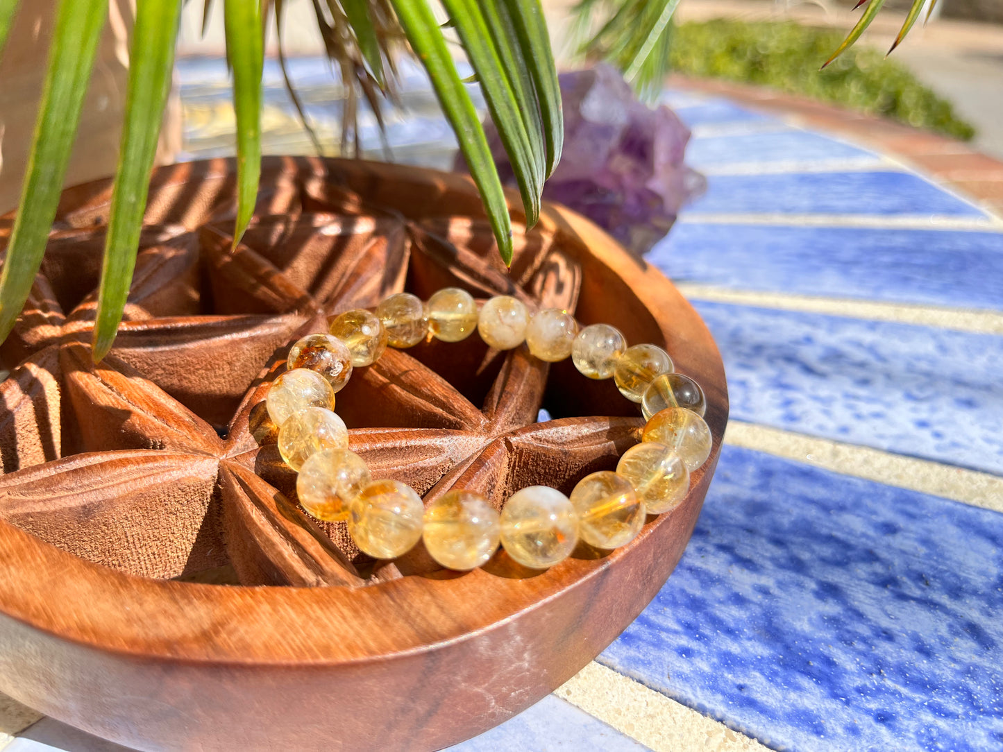 Bracelet “réussite et spiritualité” en Citrine A