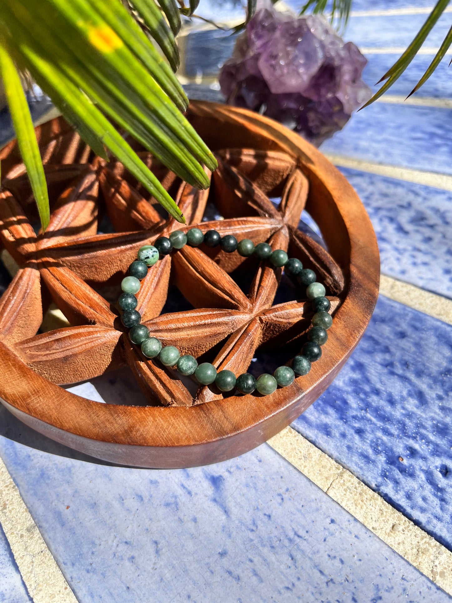 Bracelet « bonheur » en Séraphinite A+