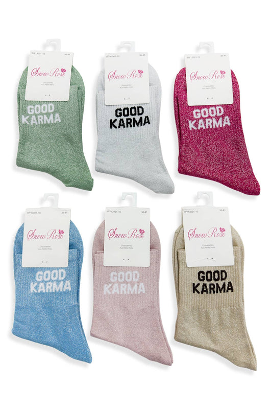 Chaussettes à paillettes : GOOD KARMA / 36-41