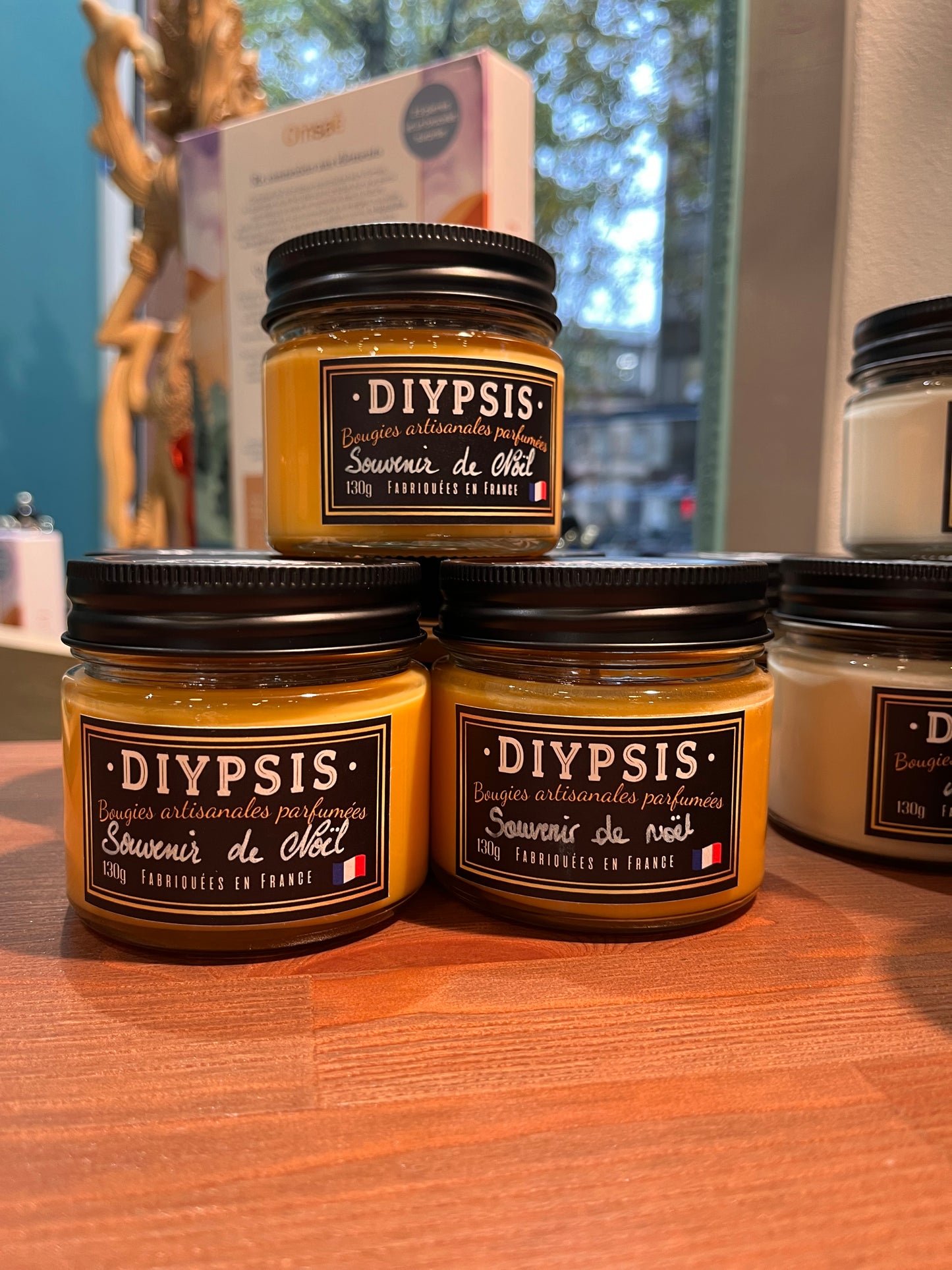 Bougie souvenir de Noël