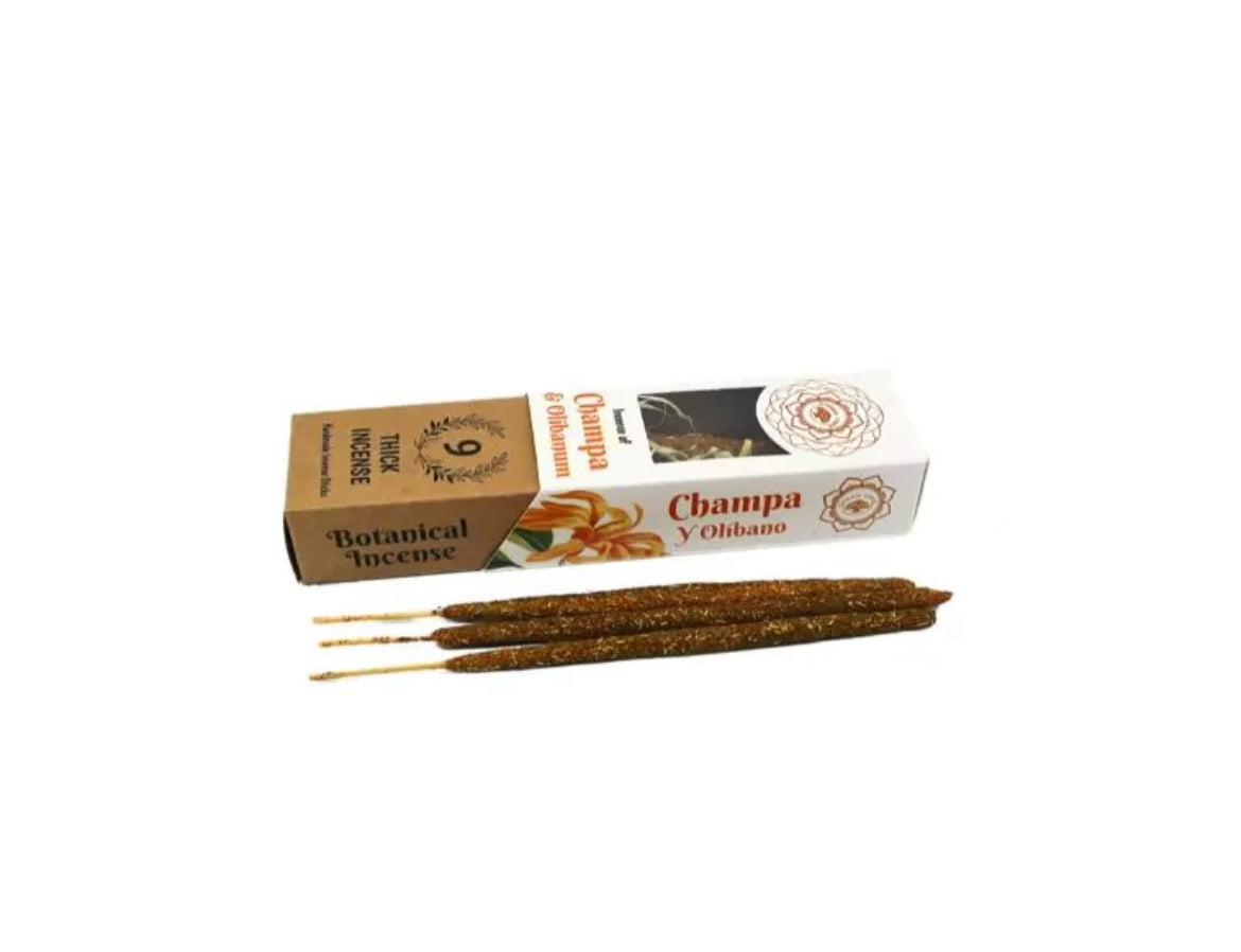 Encens Green tree CHAMPA ET OLIBAN 100% naturel aux herbes sacrées