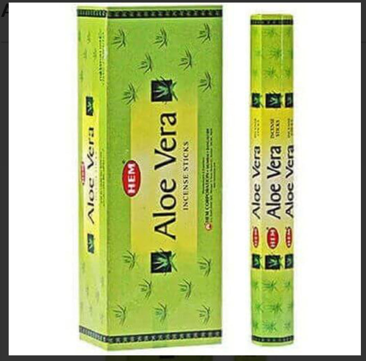 Encens aloe vera 20 bâtonnets