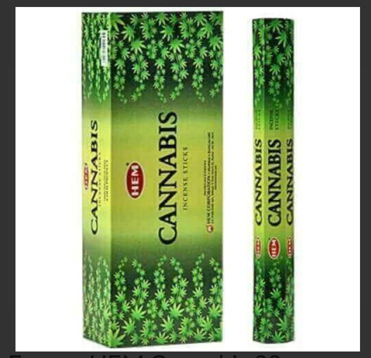 Encens cannabis 20 bâtonnets