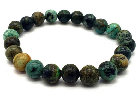 Bracelet dynamisme et protection en Turquoise Africaine