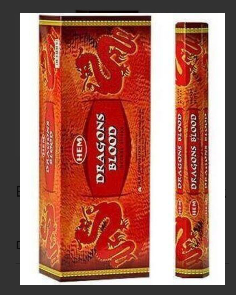 Encens sang dragon 20 bâtonnets