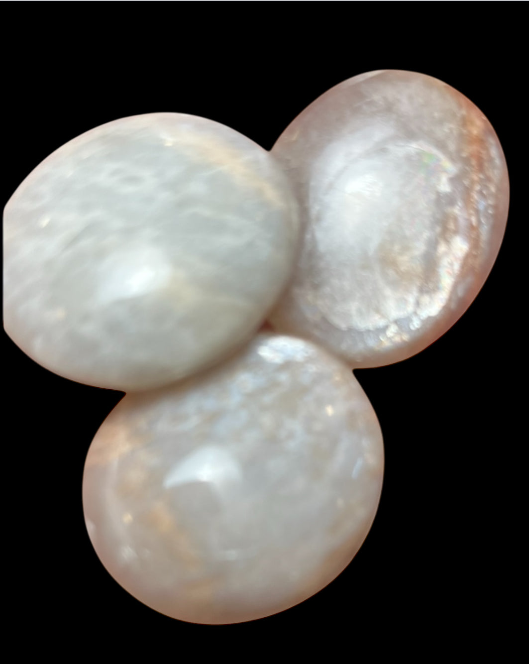 Galet Pierre de lune rose AA