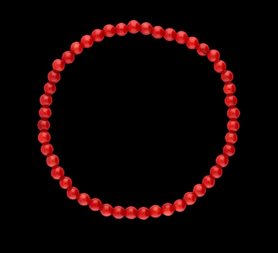 Bracelet en corail rouge