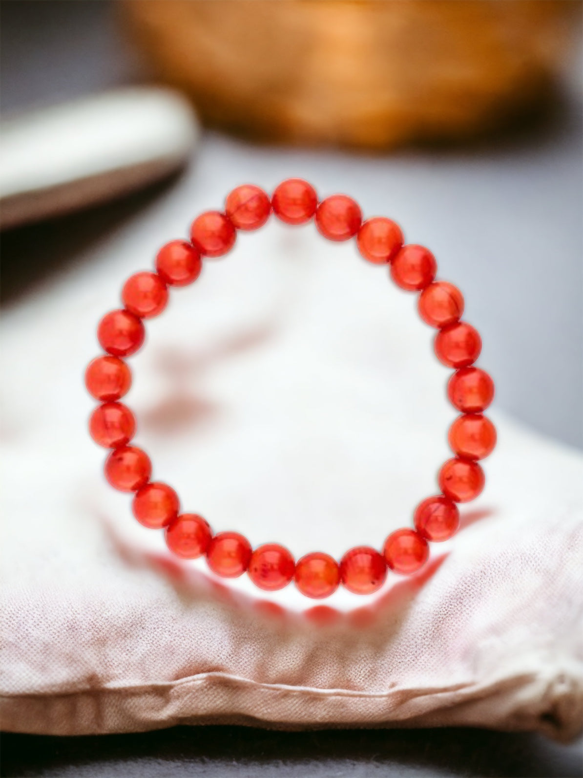 Bracelet en corail rouge