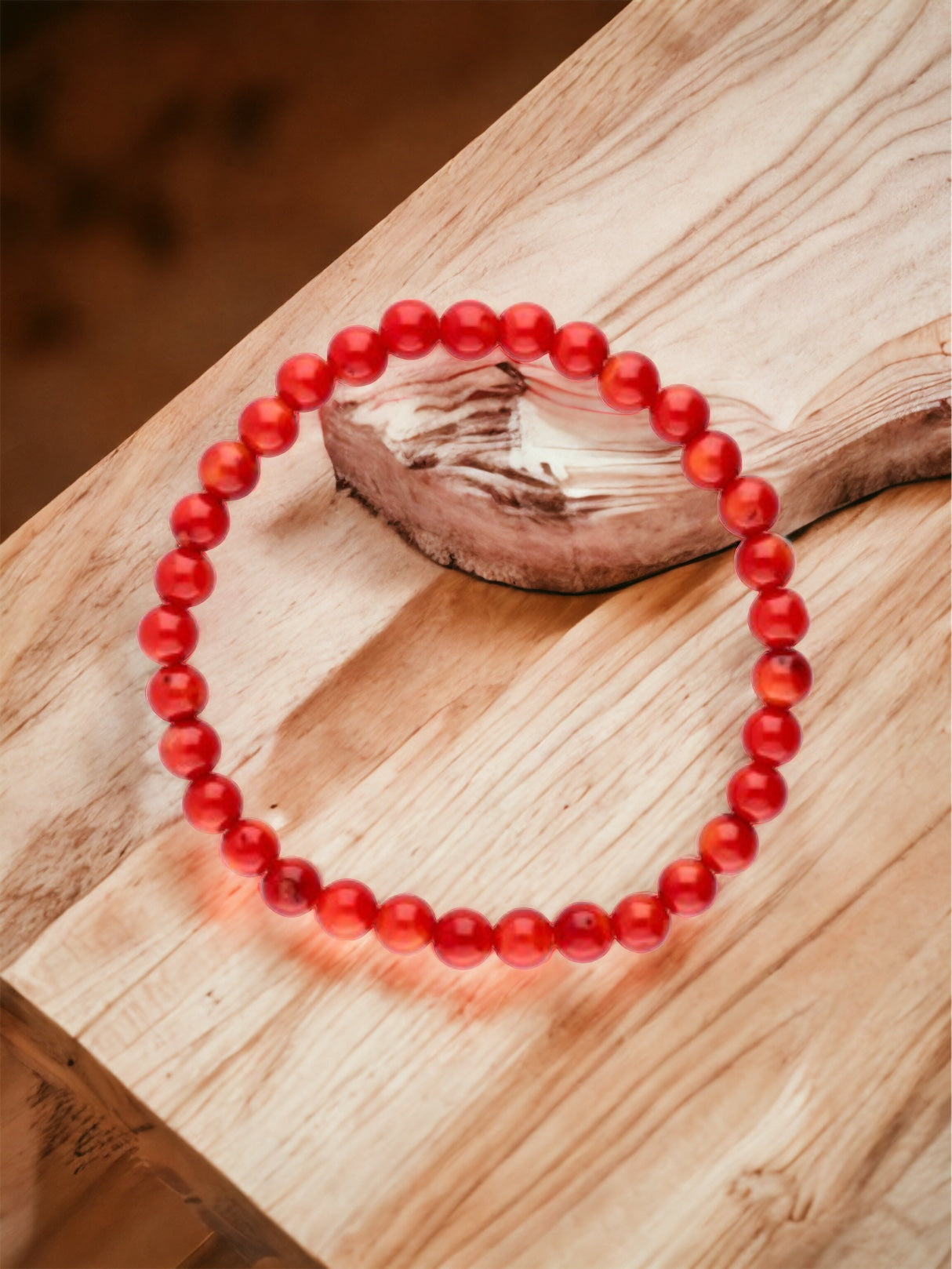 Bracelet en corail rouge