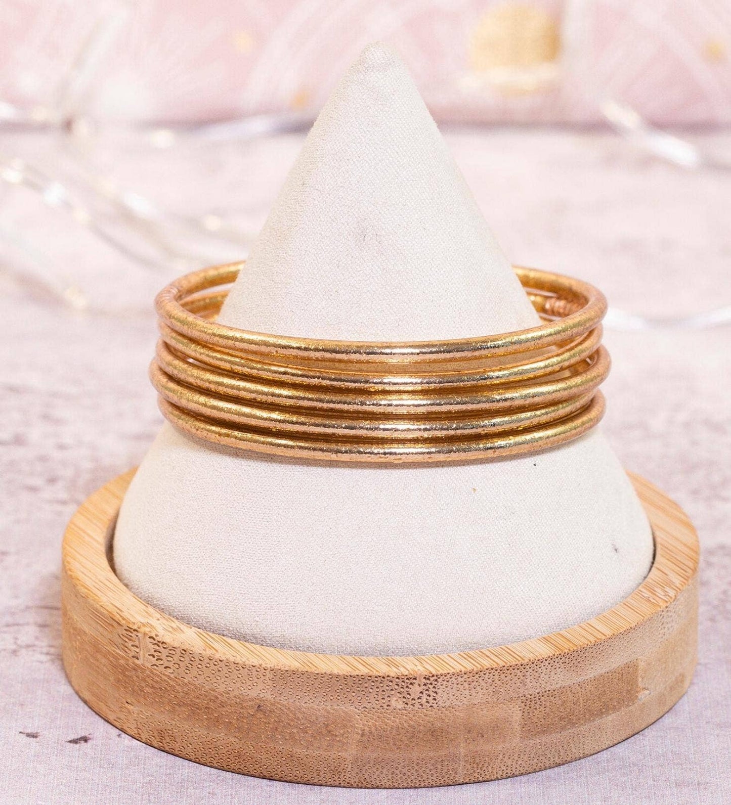 Jonc Bouddhiste Traditionnel Fin Champagne: M - 62 mm