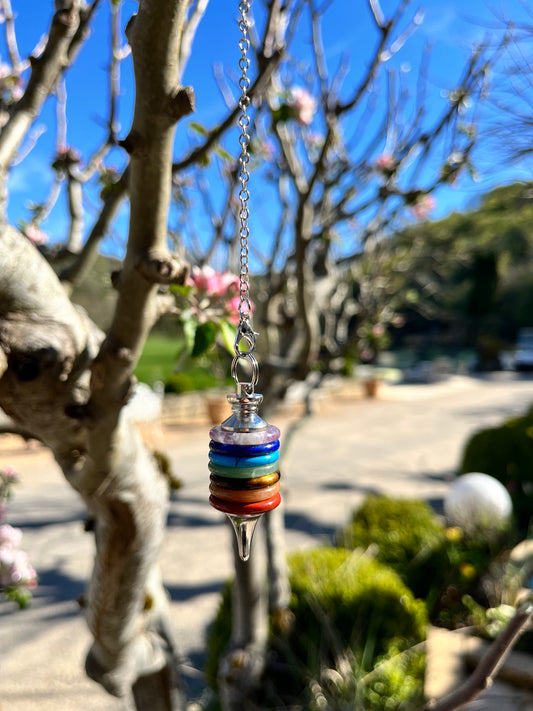 Pendule des 7 chakras