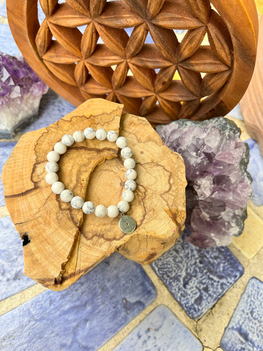 Bracelet "Anti-stress" Howlite AAA