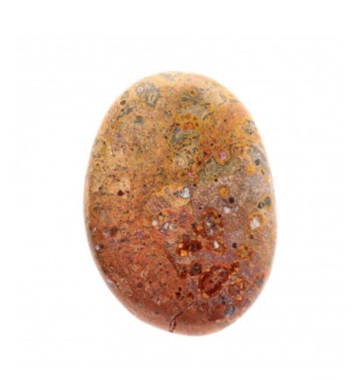 Galet plat Jaspe Léopard