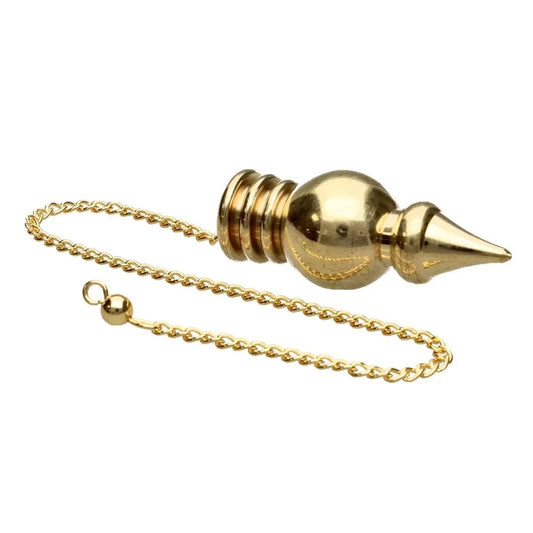 Pendule à chevrons avec 3 piles en bronze