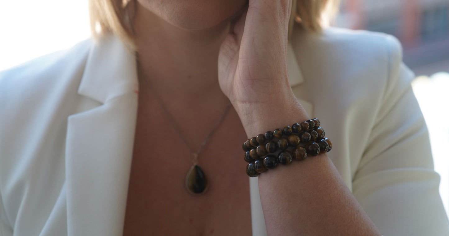 Bracelet “protection” oeil du tigre AAA