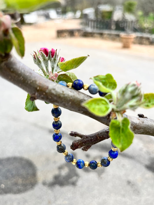 Bracelet “Anti-stress” en Lapis lazuli AAA
