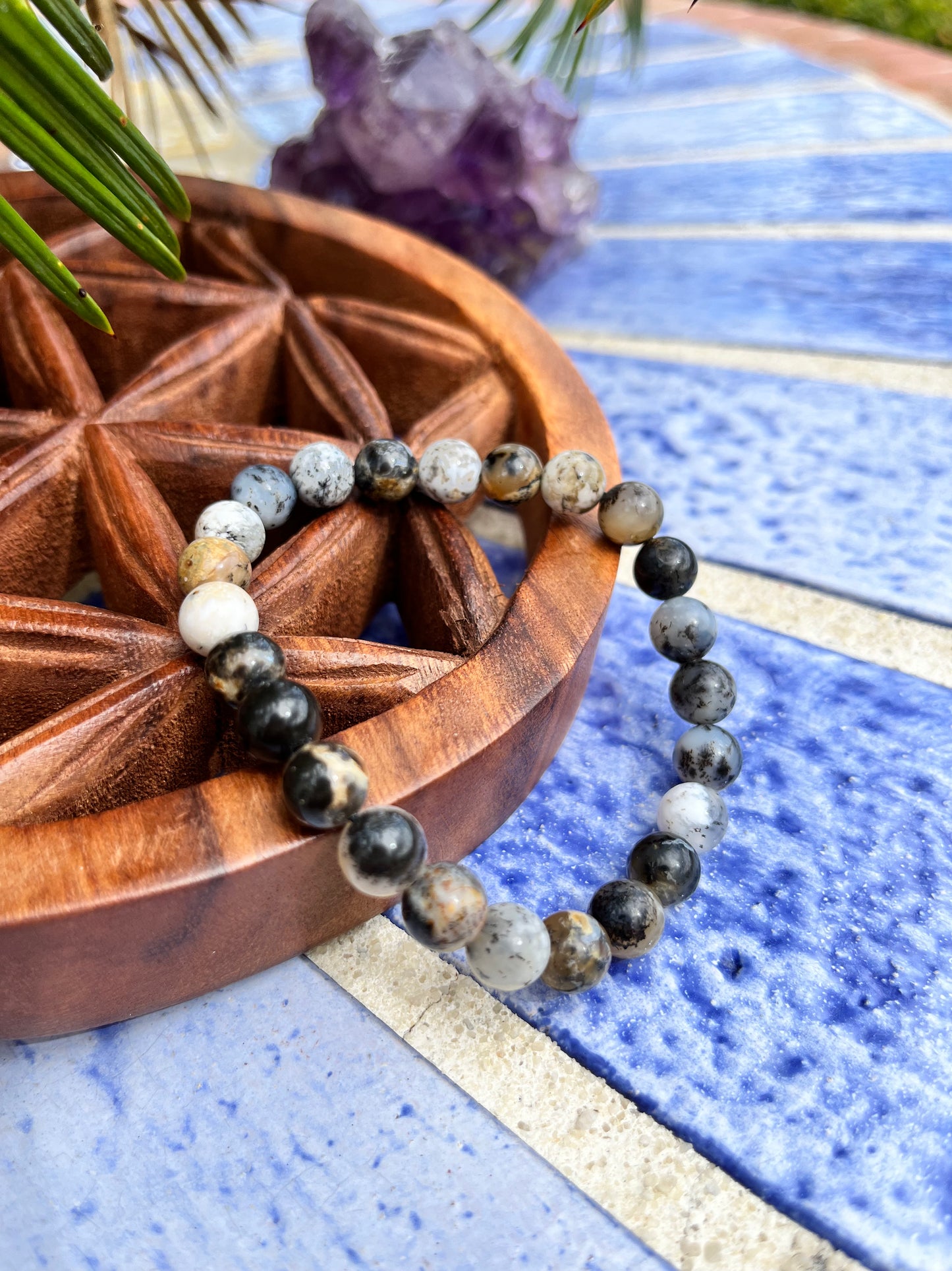 Bracelet “apaisement émotionnel” Opale noire A Extra