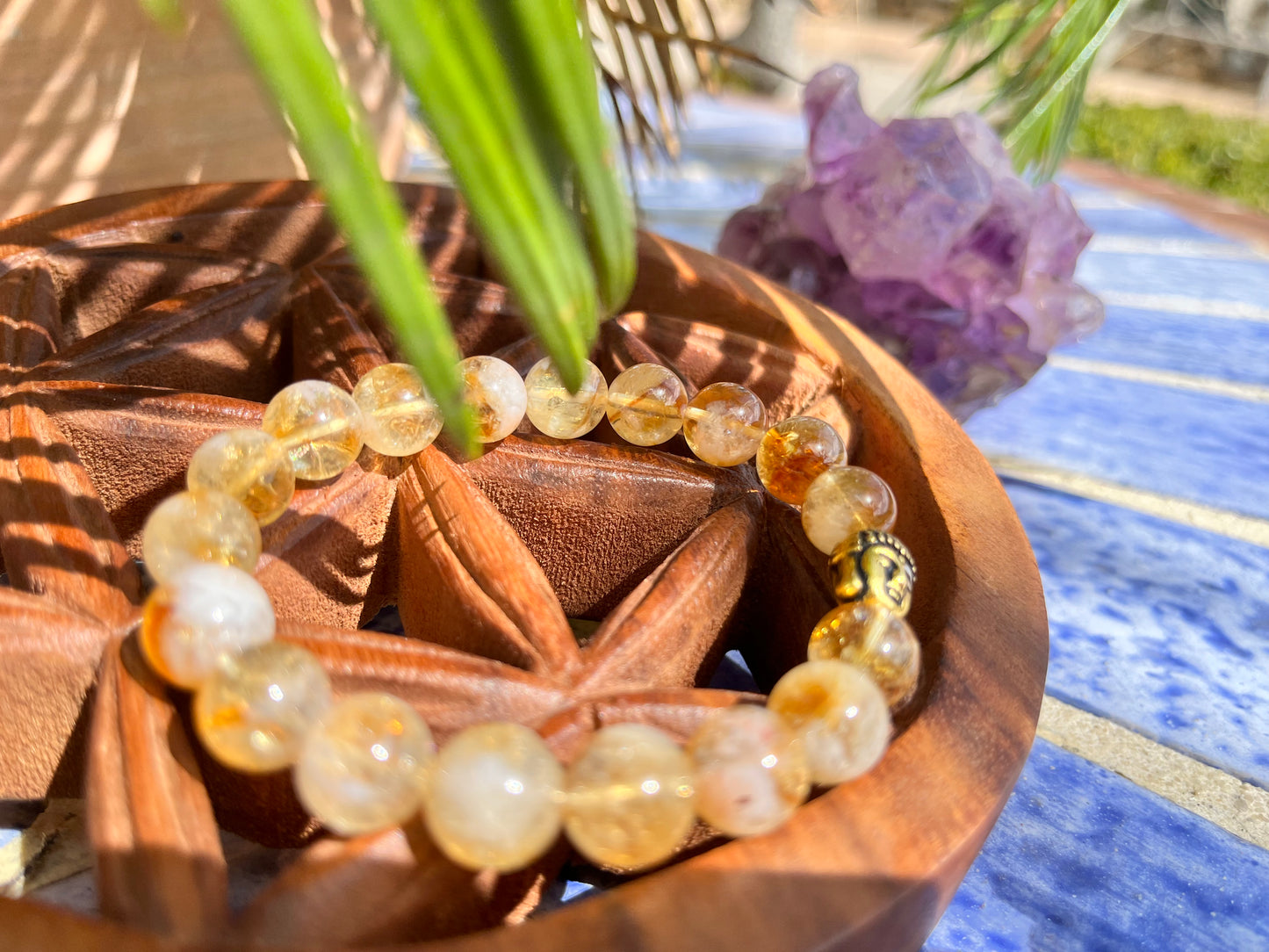 Bracelet “réussite et spiritualité” en Citrine A