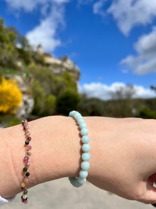 Bracelet « relaxant » Amazonite AA 6 mm