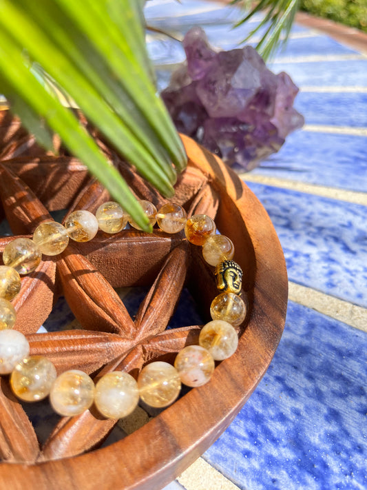 Bracelet “réussite et spiritualité” en Citrine A