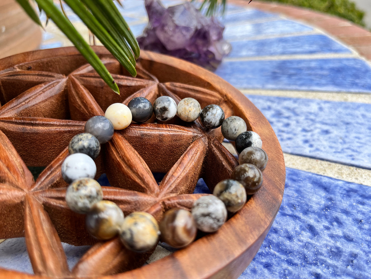 Bracelet “apaisement émotionnel” Opale noire A Extra