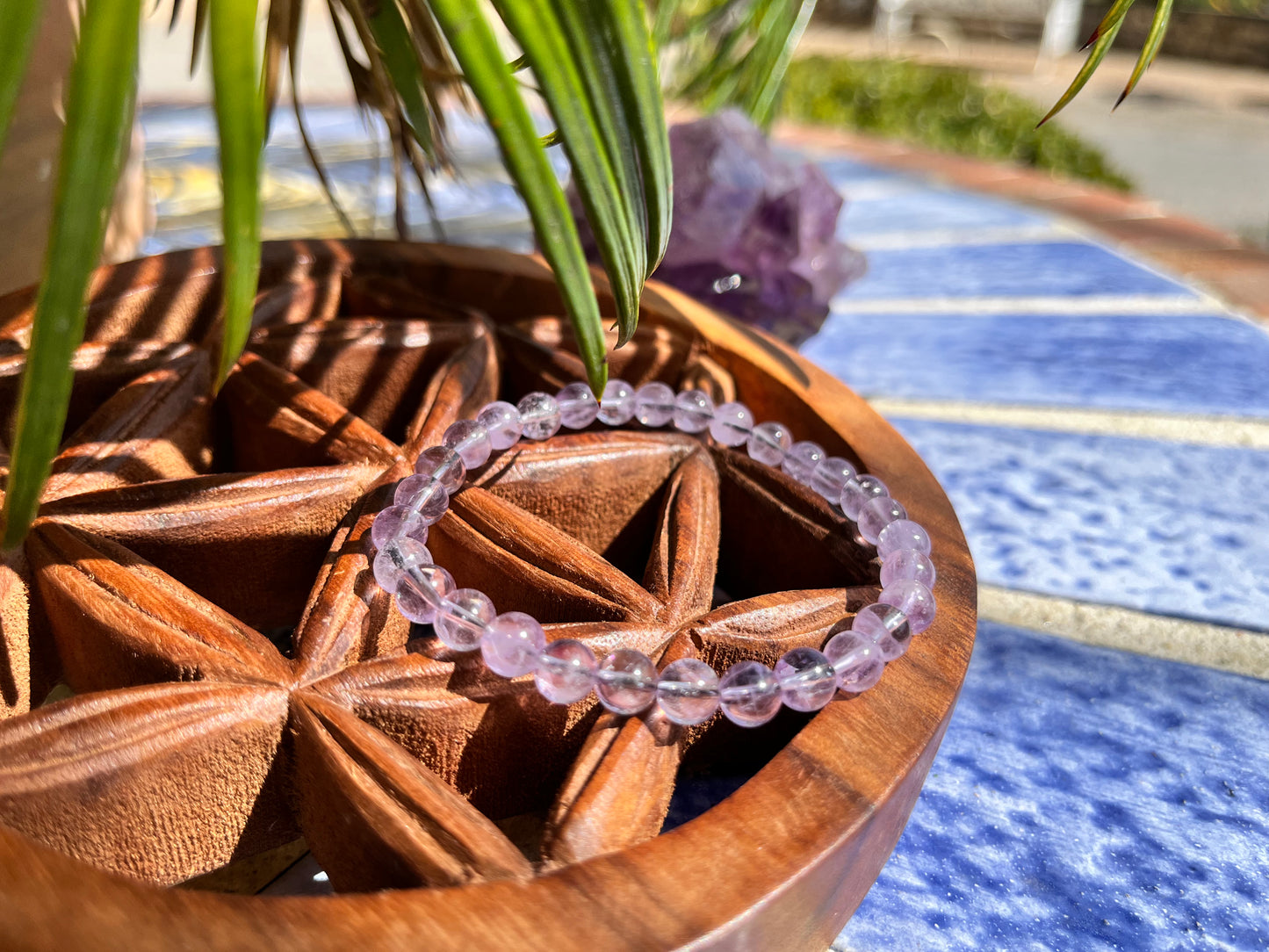 Bracelet “lâcher-prise” Améthyste Lavande A+