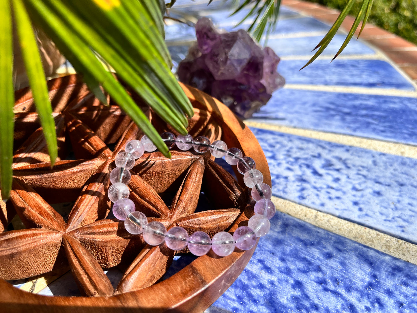 Bracelet “lâcher-prise” Améthyste Lavande A+